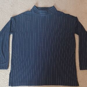 Chico's Long Sleeve Mock Turtleneck Tunic